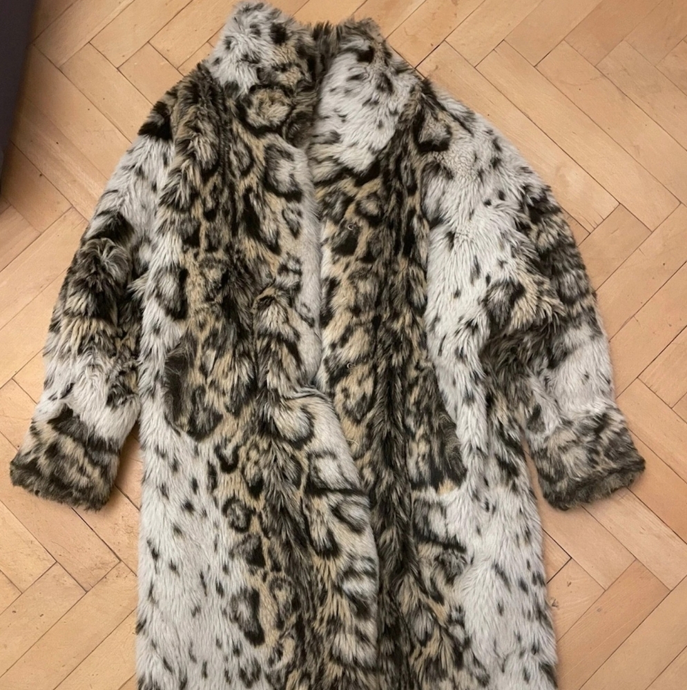 Faux Fur Coat snow leopard, Eybl Artfur